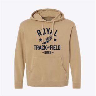 Royal High School Track and Field Pigment-Dyed Hoodie