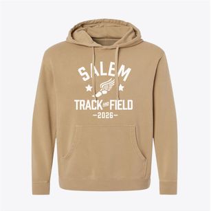 Salem Lutheran School Track and Field Pigment-Dyed Hoodie