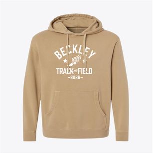 Beckley Elementary School Track and Field Pigment-Dyed Hoodie