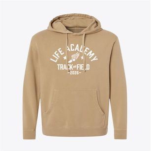 Life Academy Health And Bio Science Track and Field Pigment-Dyed Hoodie