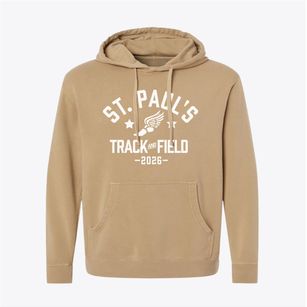 Saint Paul's Lutheran School Track and Field Pigment-Dyed Hoodie