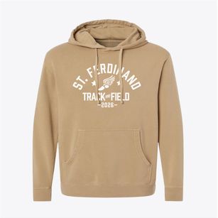 Saint Ferdinand School Track and Field Pigment-Dyed Hoodie