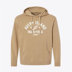 Avery Island Elementary School Track and Field Pigment-Dyed Hoodie