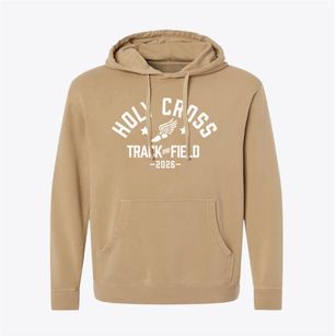 Holy Cross Lutheran School Track and Field Pigment-Dyed Hoodie
