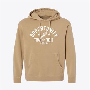 Opportunity South School Track and Field Pigment-Dyed Hoodie