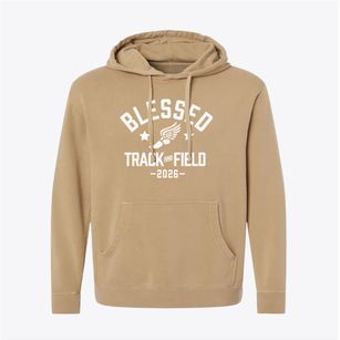 Blessed Sacrament School Track and Field Pigment-Dyed Hoodie