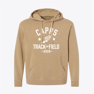 Capps Middle School Track and Field Pigment-Dyed Hoodie