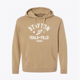 Stayton Middle School Track and Field Pigment-Dyed Hoodie