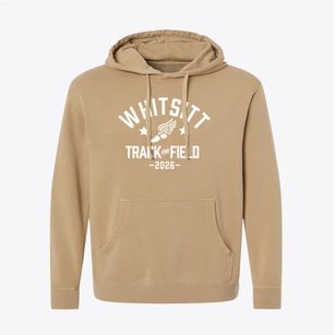 Whitsitt Elementary School Track and Field Pigment-Dyed Hoodie
