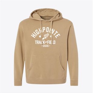 Highpointe Children's Academy Track and Field Pigment-Dyed Hoodie