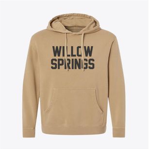 Willow Springs Illinois Classic Block Pigment-Dyed Hoodie