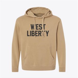 West Liberty Ohio Classic Block Pigment-Dyed Hoodie