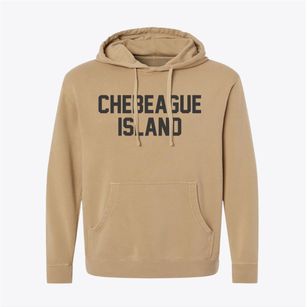 Chebeague Island Maine Classic Block Pigment-Dyed Hoodie
