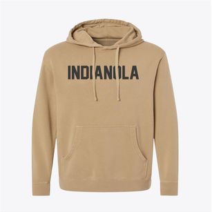 Indianola Iowa Classic Block Pigment-Dyed Hoodie