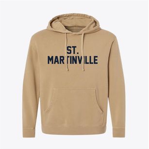 St. Martinville Louisiana Classic Block Pigment-Dyed Hoodie