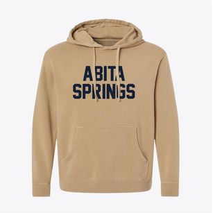 Abita Springs Louisiana Classic Block Pigment-Dyed Hoodie