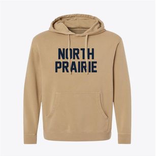 North Prairie Wisconsin Classic Block Pigment-Dyed Hoodie