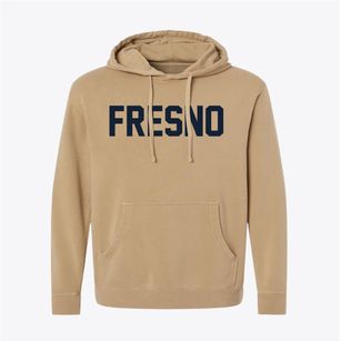 Fresno California Classic Block Pigment-Dyed Hoodie