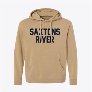 Saxtons River Vermont Classic Block Pigment-Dyed Hoodie