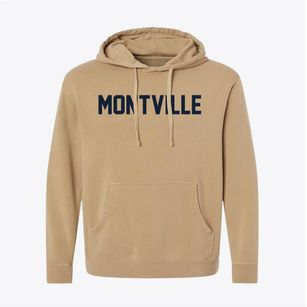 Montville Connecticut Classic Block Pigment-Dyed Hoodie
