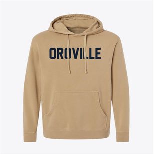 Oroville California Classic Block Pigment-Dyed Hoodie