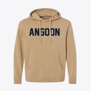 Angoon Alaska Classic Block Pigment-Dyed Hoodie