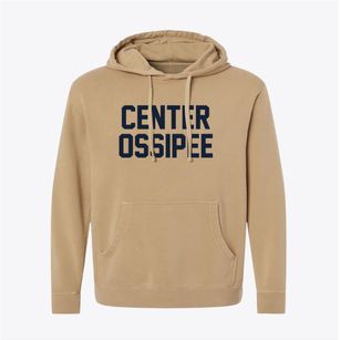 Center Ossipee New Hampshire Classic Block Pigment-Dyed Hoodie