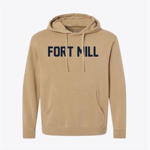Fort Mill South Carolina Classic Block Pigment-Dyed Hoodie