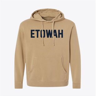 Etowah Oklahoma Classic Block Pigment-Dyed Hoodie