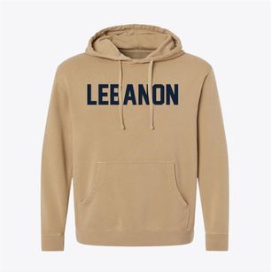 Lebanon New Hampshire Classic Block Pigment-Dyed Hoodie