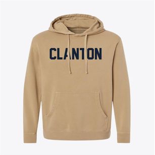 Clanton Alabama Classic Block Pigment-Dyed Hoodie