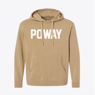 Poway California Classic Block Pigment-Dyed Hoodie