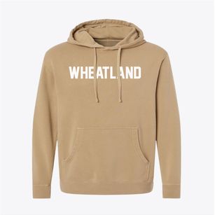 Wheatland Wisconsin Classic Block Pigment-Dyed Hoodie
