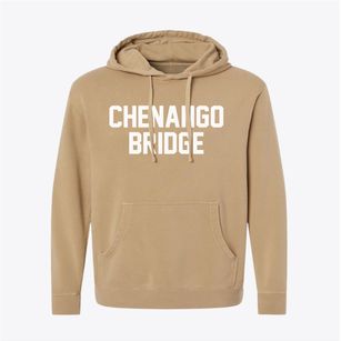 Chenango Bridge New York Classic Block Pigment-Dyed Hoodie