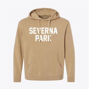 Severna Park Maryland Classic Block Pigment-Dyed Hoodie