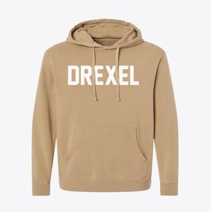 Drexel North Carolina Classic Block Pigment-Dyed Hoodie