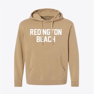 Redington Beach Florida Classic Block Pigment-Dyed Hoodie