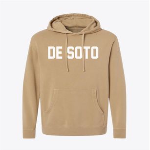 De Soto Iowa Classic Block Pigment-Dyed Hoodie