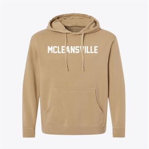 Mcleansville North Carolina Classic Block Pigment-Dyed Hoodie