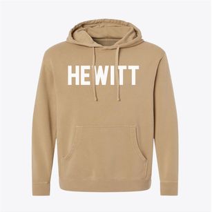 Hewitt Wisconsin Classic Block Pigment-Dyed Hoodie