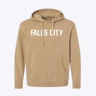 Falls City Texas Classic Block Pigment-Dyed Hoodie