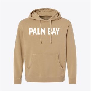 Palm Bay Florida Classic Block Pigment-Dyed Hoodie