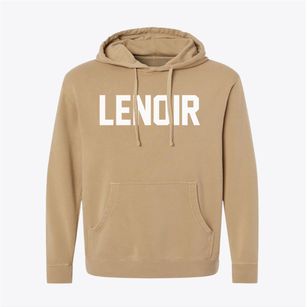Lenoir North Carolina Classic Block Pigment-Dyed Hoodie