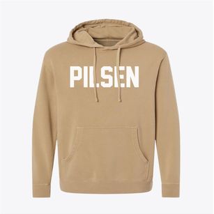 Pilsen Wisconsin Classic Block Pigment-Dyed Hoodie