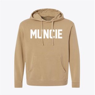 Muncie Illinois Classic Block Pigment-Dyed Hoodie