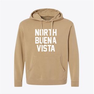 North Buena Vista Iowa Classic Block Pigment-Dyed Hoodie