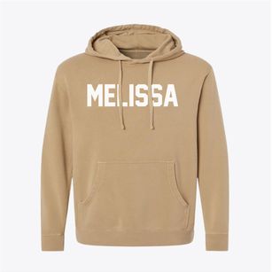 Melissa Texas Classic Block Pigment-Dyed Hoodie