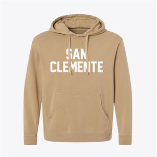 San Clemente California Classic Block Pigment-Dyed Hoodie