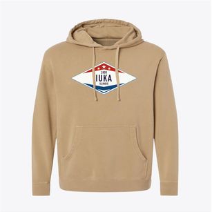 Iuka Illinois Diamond Star Pigment-Dyed Hoodie