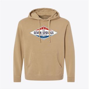 Seven Springs Pennsylvania Diamond Star Pigment-Dyed Hoodie